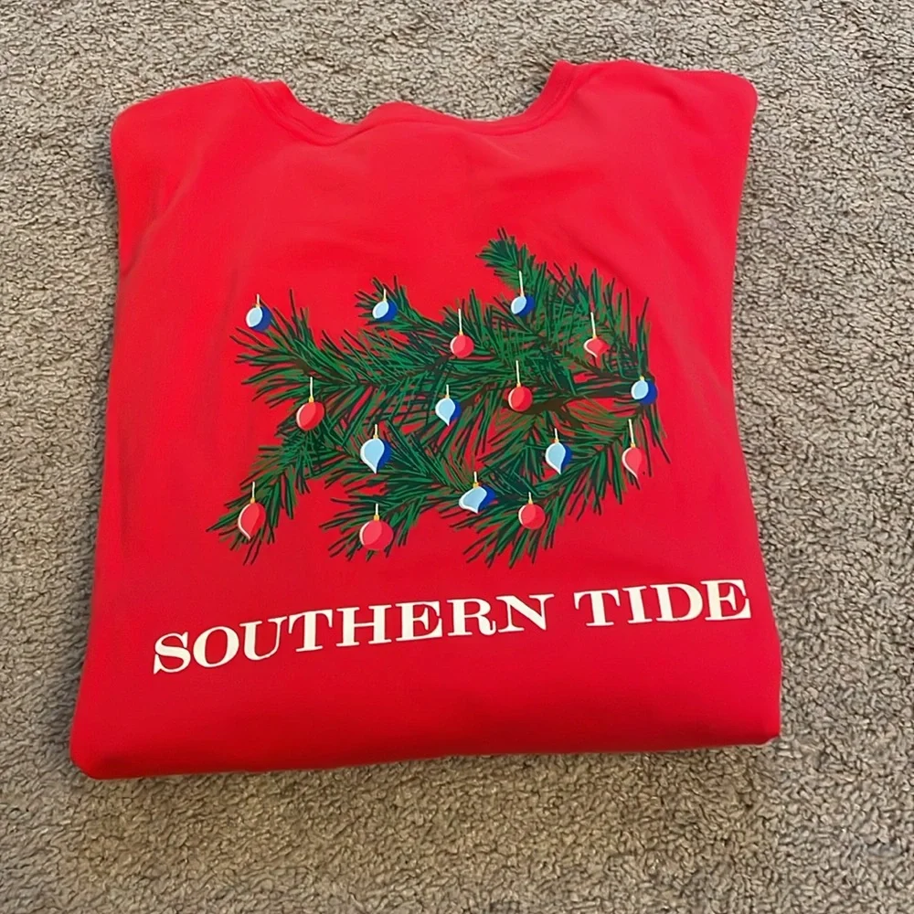 Southern Tide Christmas Shirt - Picture 2 of 3